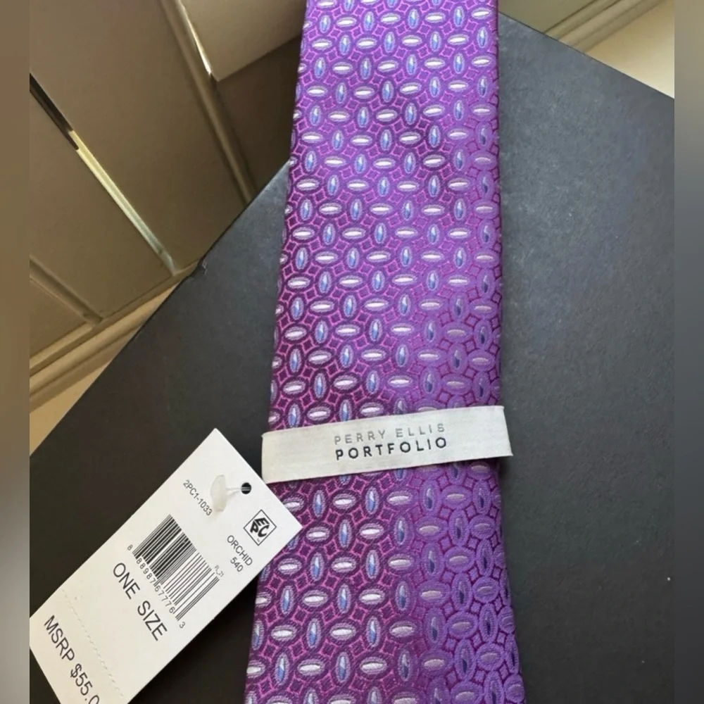 Perry Ellis💙 NWT Bundle THREE TIES 💙